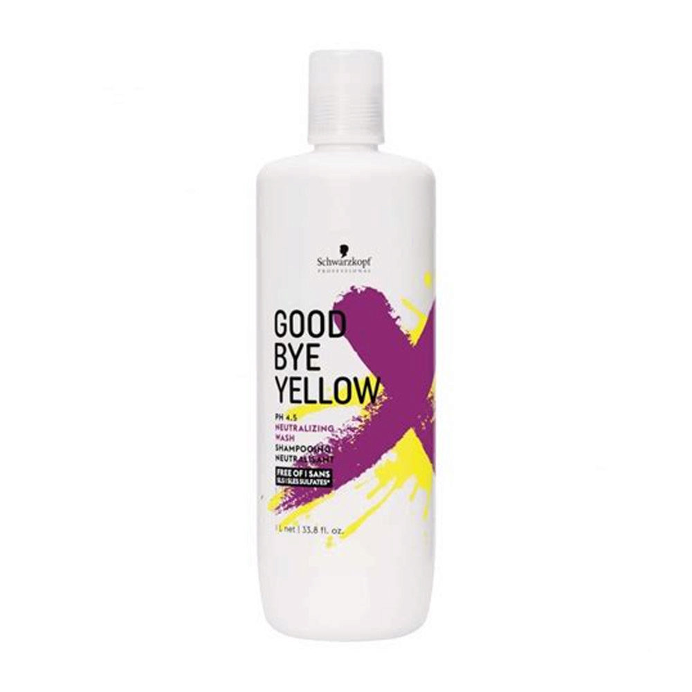 Schwarzkopf Goodbye Yellow 1000ml - shampoo neutralizzante | Hair Gallery