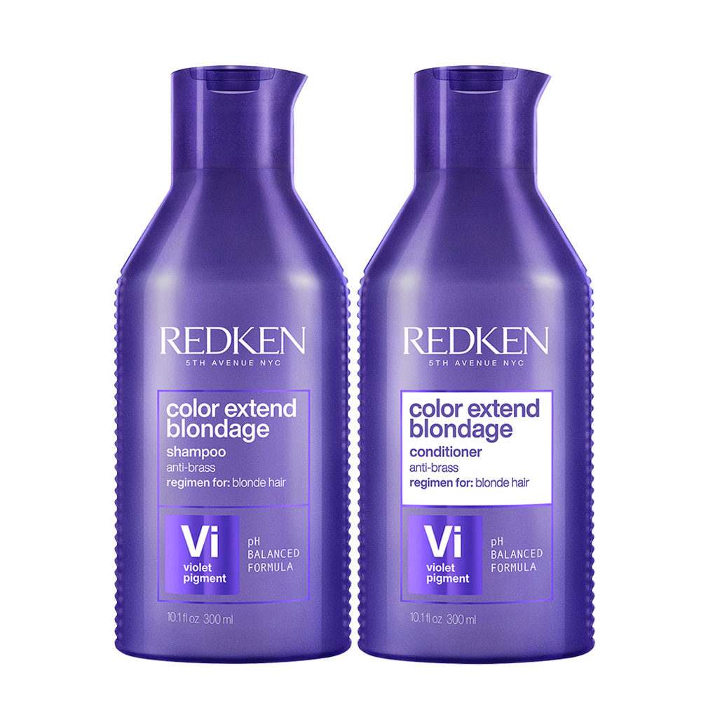 Redken Color Extend Blondage Kit Antigiallo Shampoo 300ml Balsamo 300ml |  Hair Gallery
