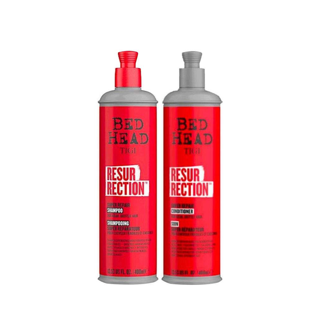 Tigi Bed Head Resurrection Kit Shampoo 400ml e Conditioner 400ml | Hair  Gallery