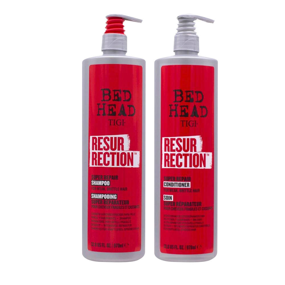Tigi Bed Head Resurrection Kit Shampoo 970ml e Conditioner 970ml | Hair  Gallery