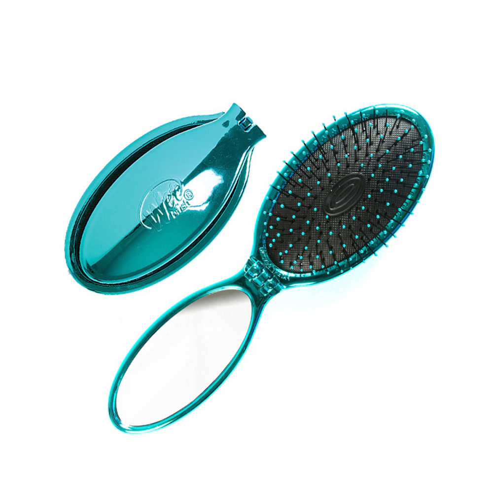 WetBrush Pro Detangler Pop and Go Speedy Dry Teal- spazzola richiudibile  verde acqua | Hair Gallery