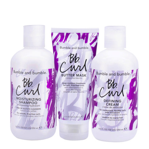 Bb. Curl Shampoo 250ml Butter Mask 200ml Defining Cream 250ml