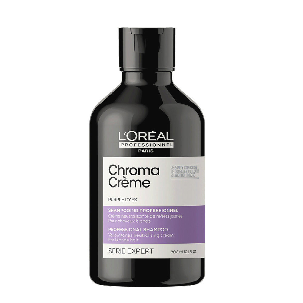 L'oreal Professionnel Chroma Creme Purple Shampoo 300ml - shampoo antigiallo  per capelli biondi | Hair Gallery