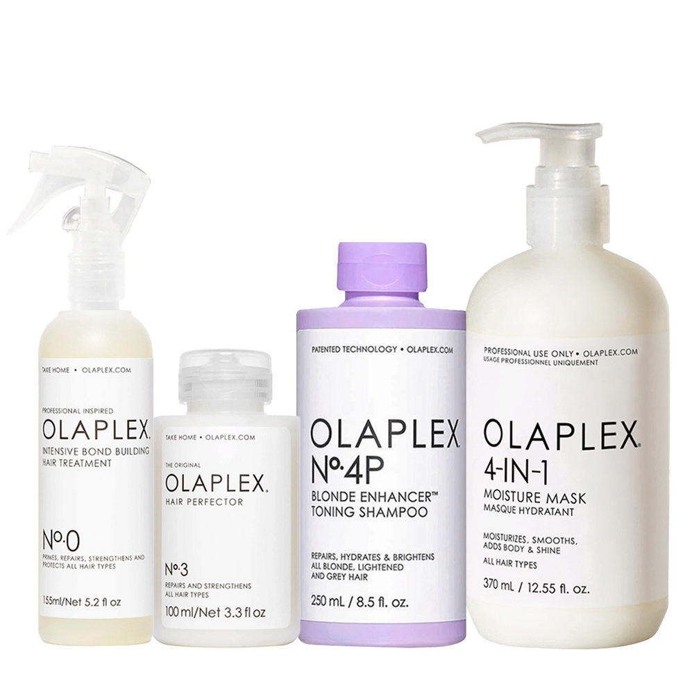Olaplex Set Ricostruzione per Capelli Biondi e Danneggiati | Hair Gallery
