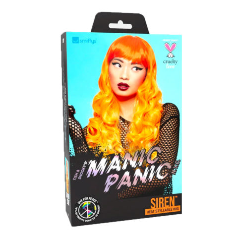 Psychedelic Sunrise Siren Wig  - parrucca  color arancione