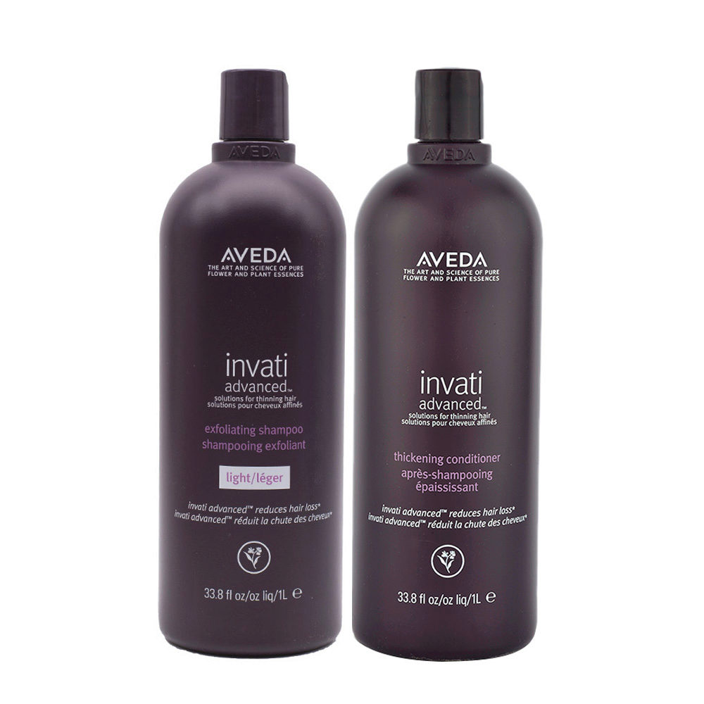 Aveda Invati Advanced Shampoo 1000ml Thickening conditioner 1000ml | Hair  Gallery