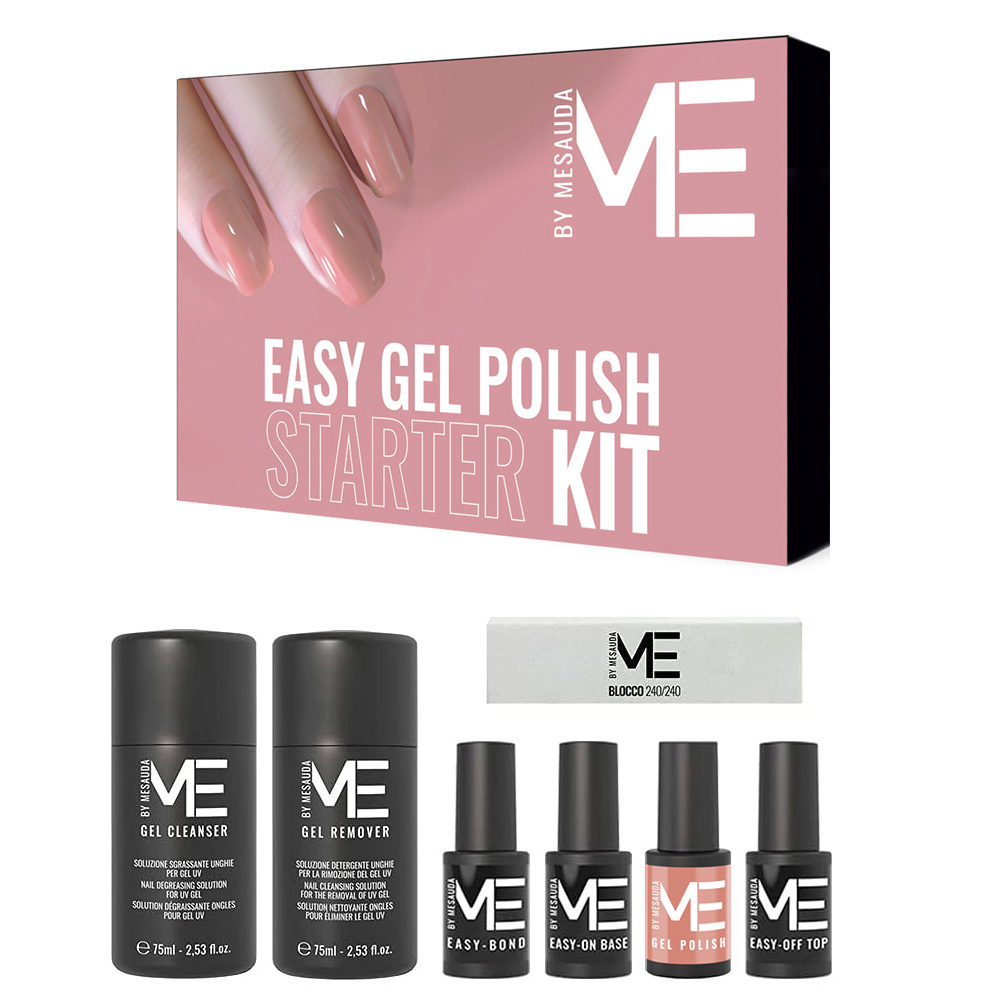 Mesauda ME Easy Gel Polish Starter Kit Nude Edition - kit per semipermanente  | Hair Gallery