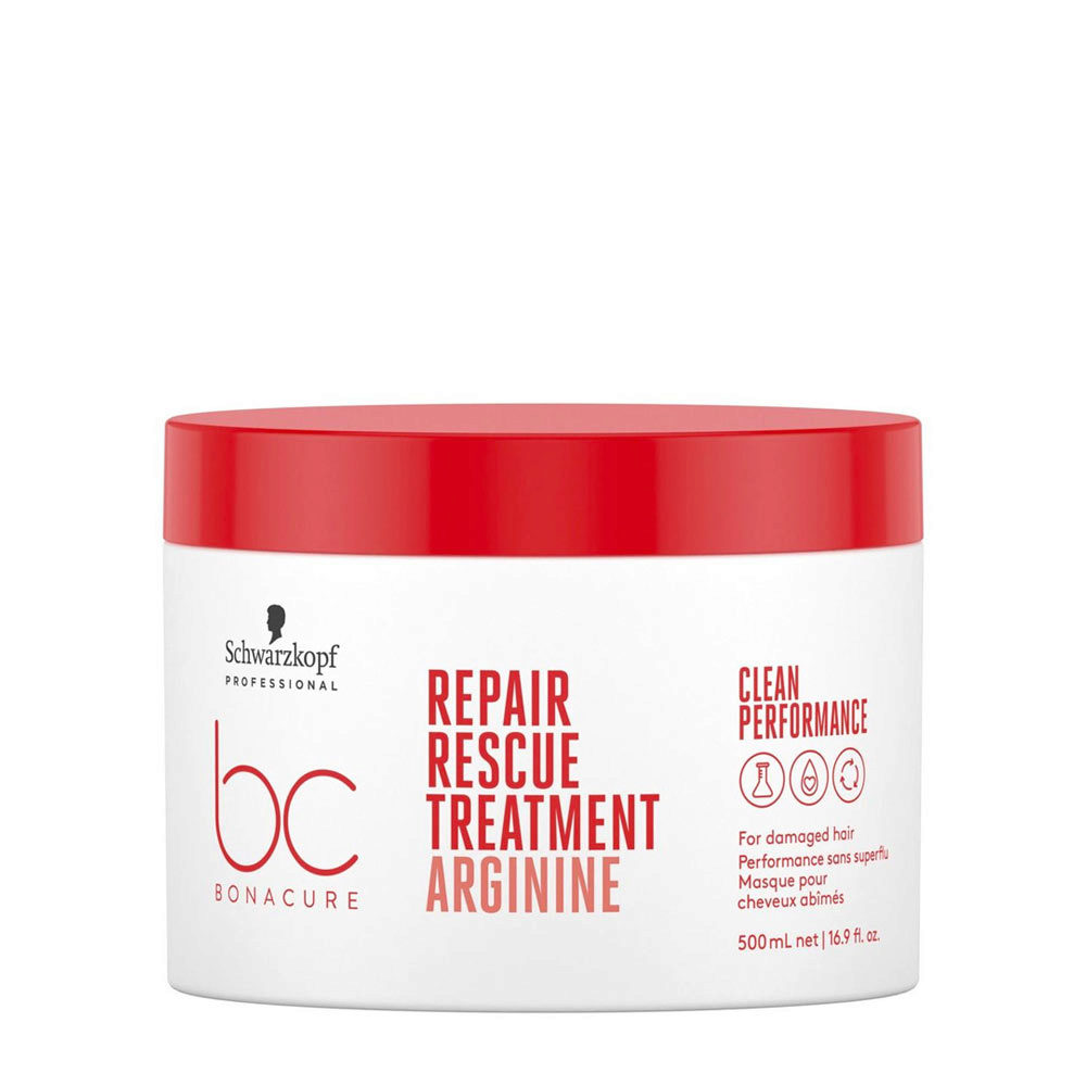 Schwarzkopf BC Bonacure Repair Rescue Treatment Arginine 500ml - maschera  riparatrice | Hair Gallery