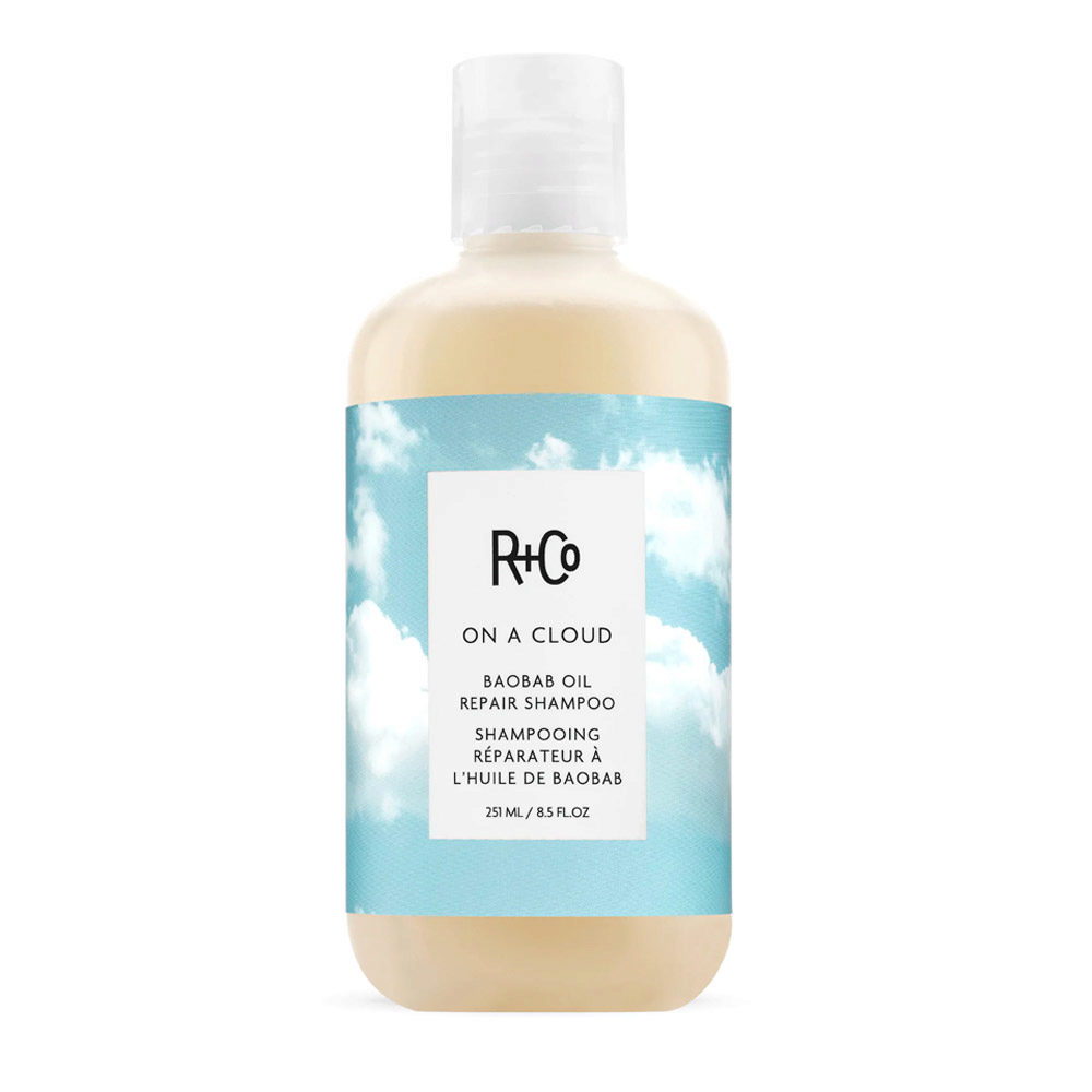 R+Co On A Cloud Baobab Oil Repair Shampoo 251ml - shampoo per capelli  danneggiati | Hair Gallery