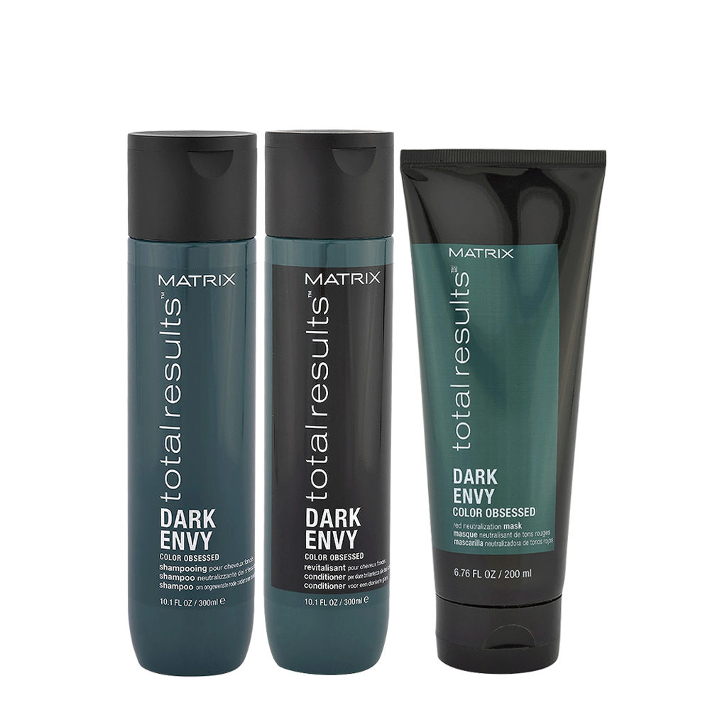 Matrix Total Results Dark Envy Shampoo 300ml Conditioner 300ml Mask 200ml |  Hair Gallery