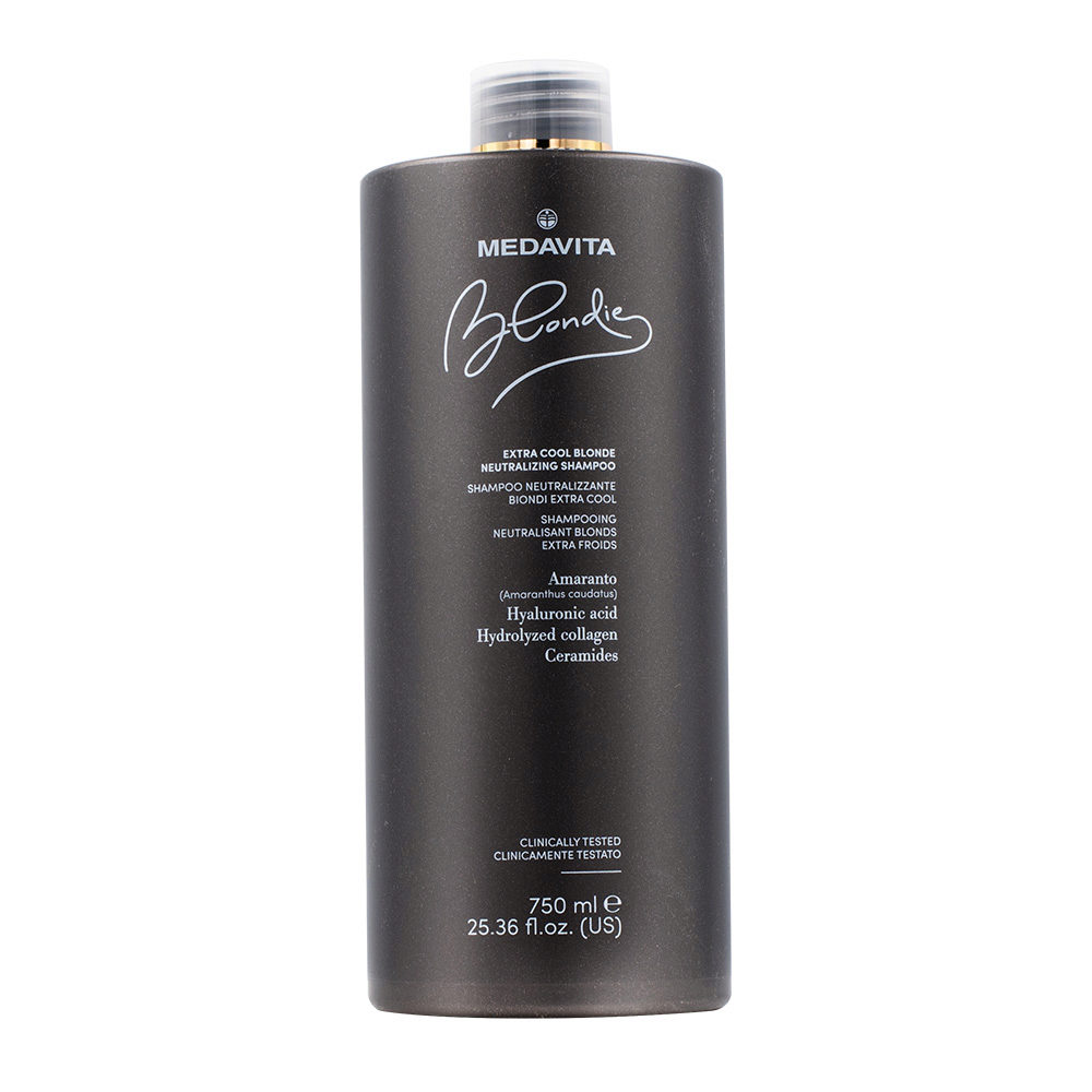 Medavita Extra Cool Blonde Neutralizing Shampoo 750ml - shampoo  neutralizzante capelli biondi | Hair Gallery