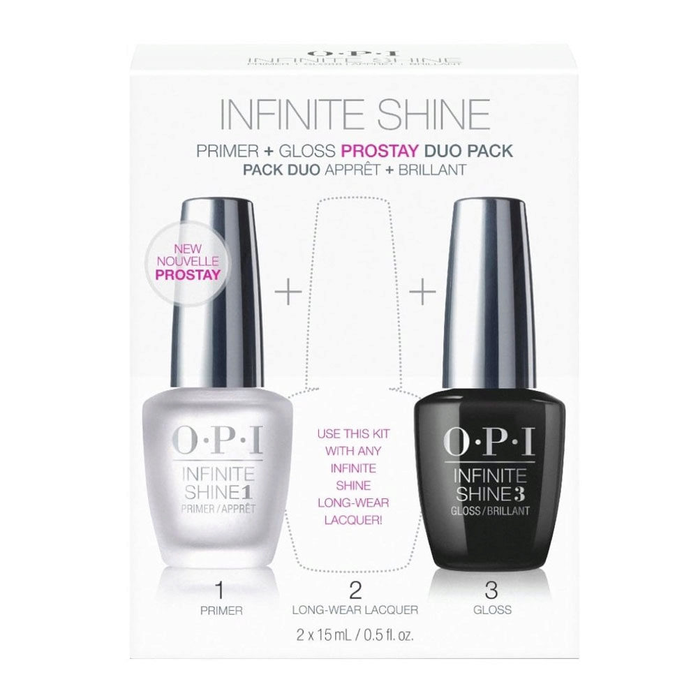 OPI Nail Lacquer Primer and Gloss Duo Pack 2x15ml - cofanetto | Hair Gallery