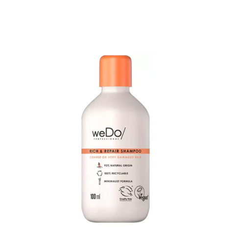 Rich & Repair Shampoo 100ml - shampoo senza solfati per capelli grossi o molto danneggiati