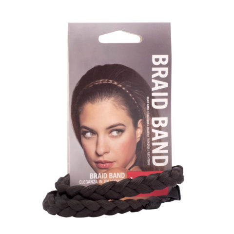 Hairdo Braid Band Castano Scuro - fascia a treccia