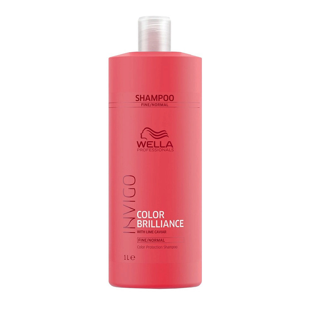 Wella Invigo Color Brilliance Shampoo Capelli normali/fini 1000ml | Hair  Gallery