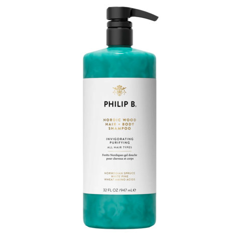Nordic Wood Hair + Body Shampoo 947ml - doccia shampoo idratante