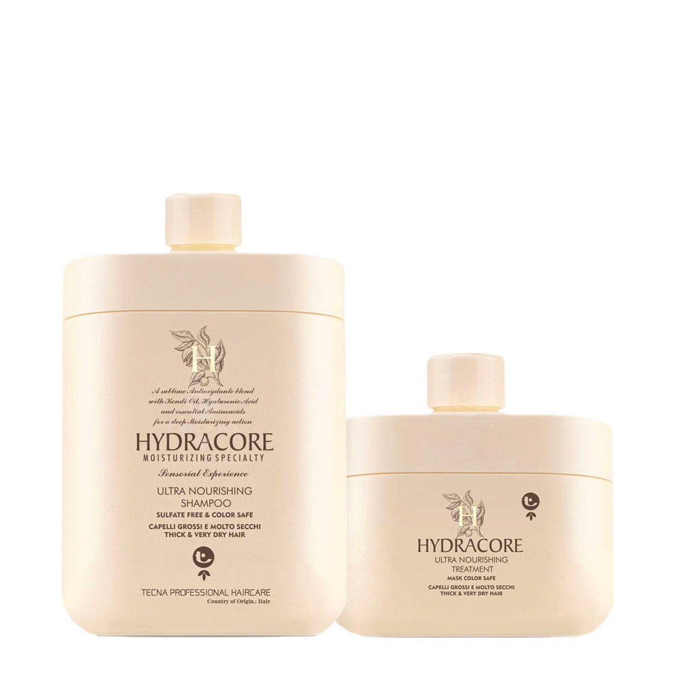 Tecna Hydracore Ultra Nourishing Shampoo 1000ml Treatment 500ml | Hair  Gallery