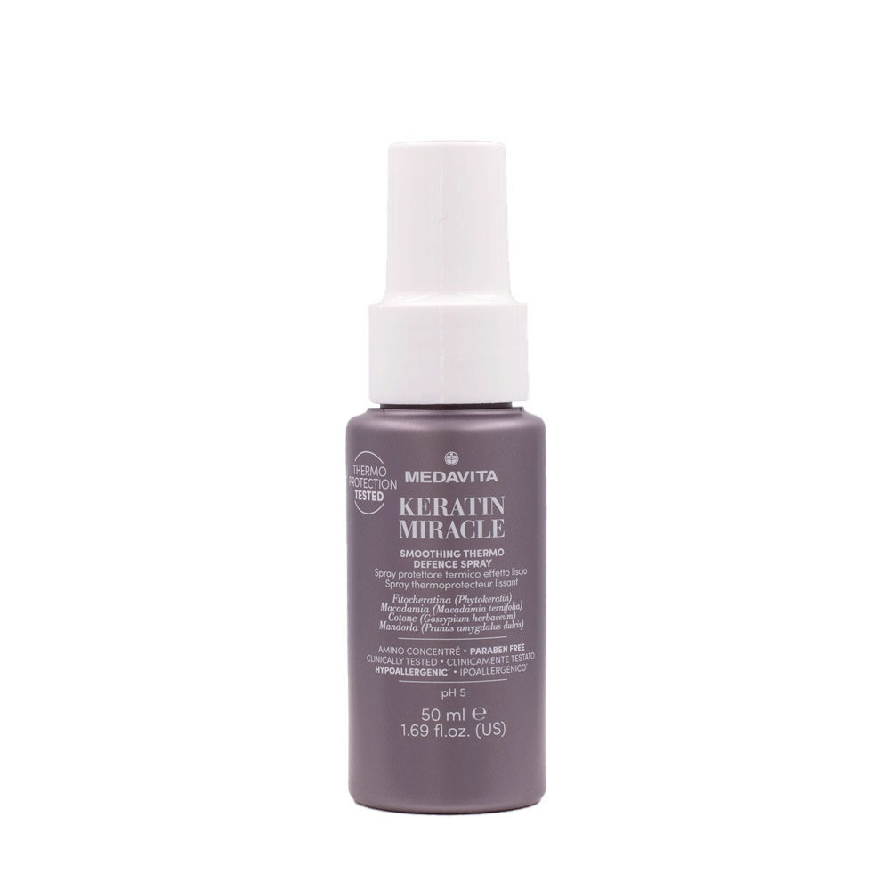 Medavita Lunghezze Keratin Miracle Smoothing Thermo Defence Spray 50ml -  spray termo protettore | Hair Gallery