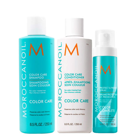 Color Care Shampoo 250ml Conditioner 250ml Protect And Prevent Spray 160ml