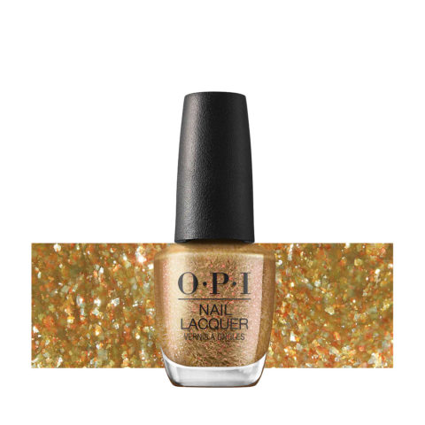 OPI Nail Lacquer Terribly Nice HRQ02 Five Golden Flings 15ml - smalto per unghie